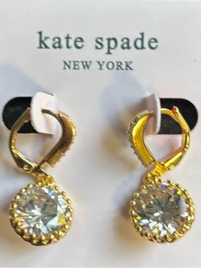 KATE SPADE NEW YORK ♠️ CRYSTAL DROP EARRINGS
